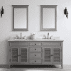 Modern Bathroom Vanity Hotel White Bathroom Cabinets and Vanities 1800mm - Image 3