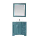 America style 48 Inch customized antiqu marble PVC Luxury bathroom vanity with double wash hand basin